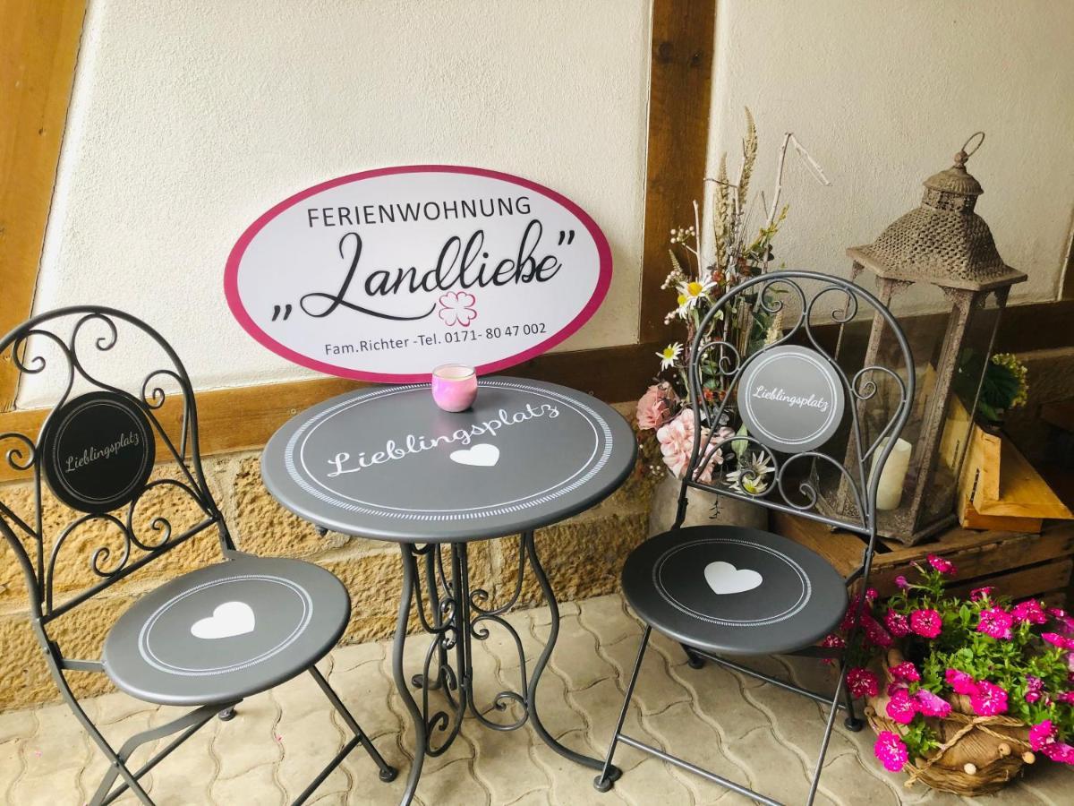 Ferienwohnung Landliebe Rudolstadt Exterior foto