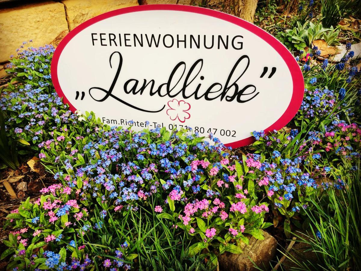 Ferienwohnung Landliebe Rudolstadt Exterior foto